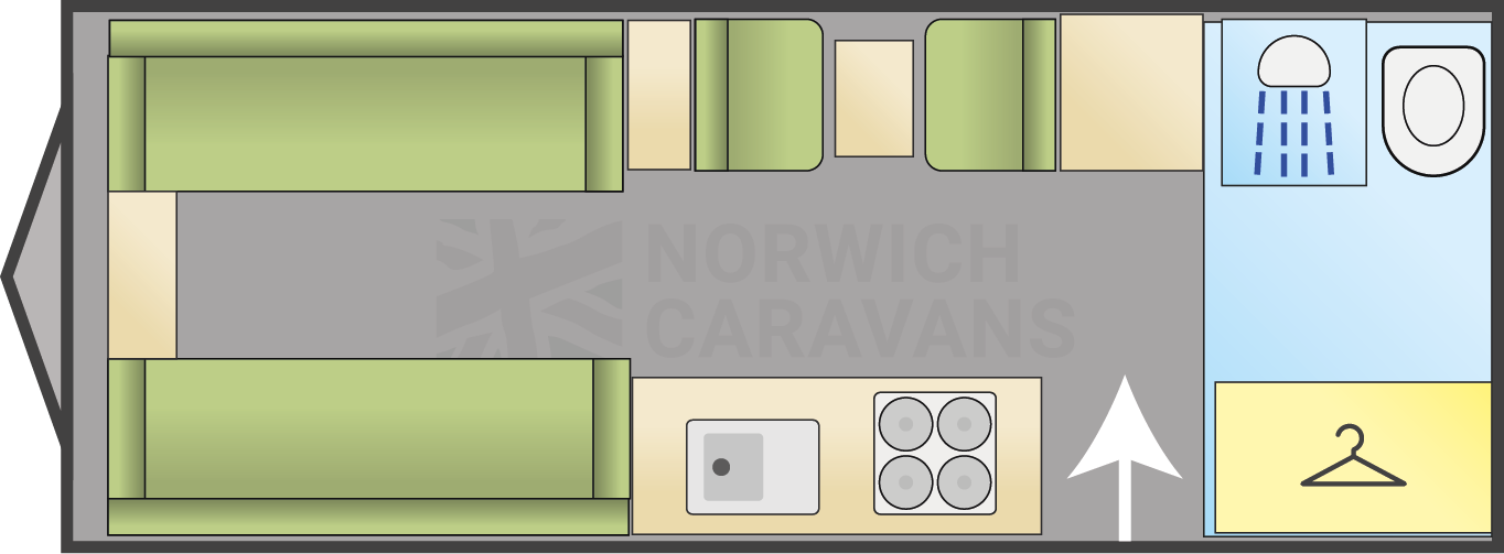 Coachman VIP 520 layout illustration