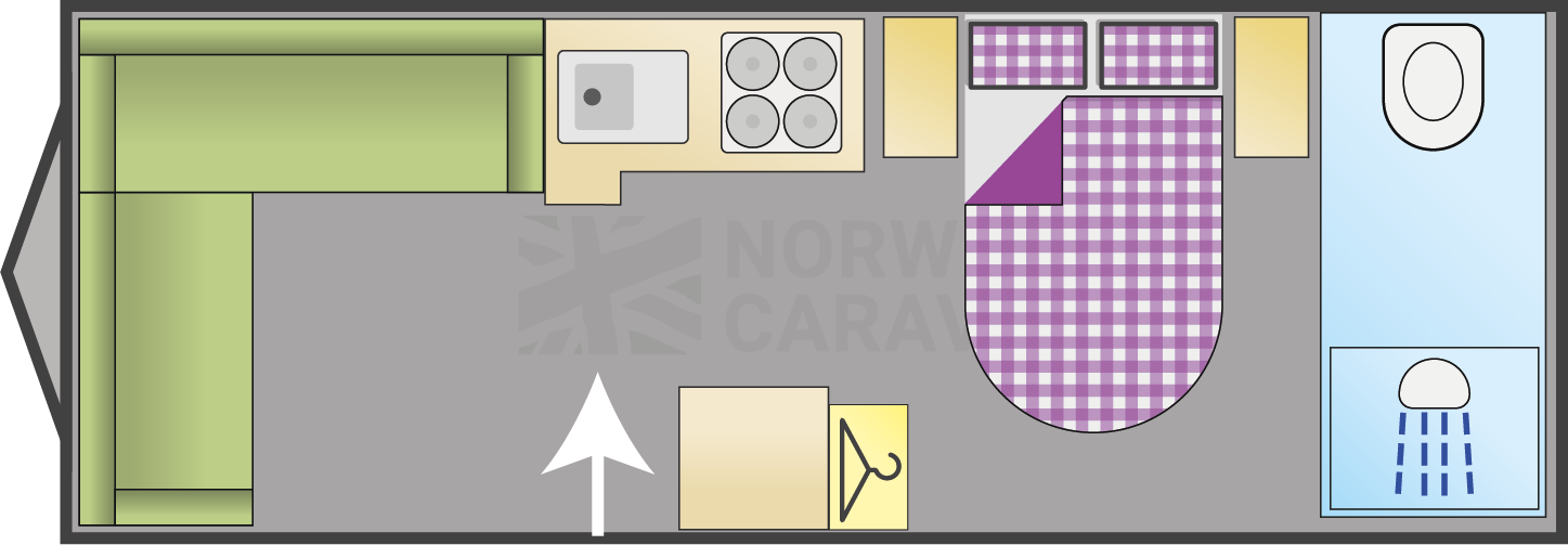 Coachman Lusso I layout illustration