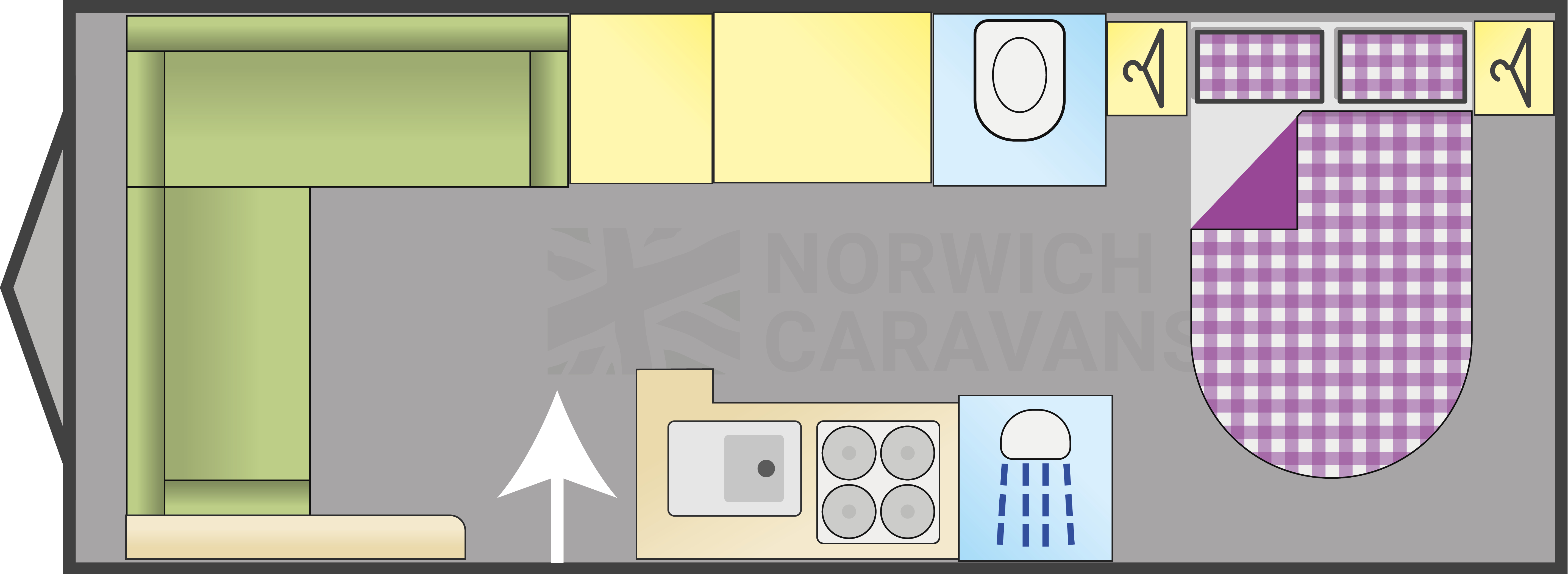 Coachman Laser 855 Xtra layout illustration